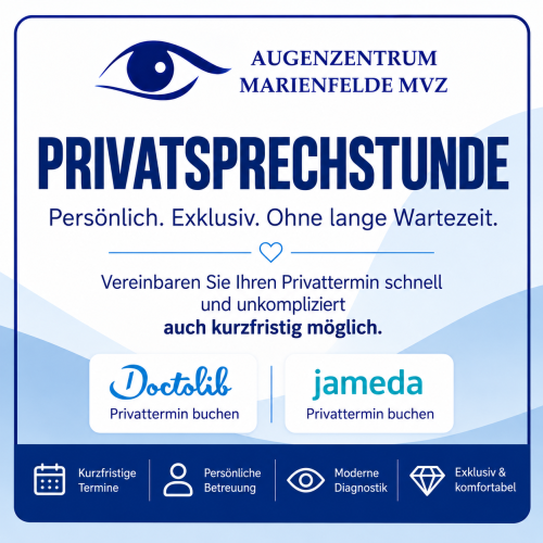 Privatsprechstunde im Augenzentrum